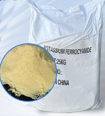Bom preço. CAS 13943-58-3 Tetrapotássio Hexacianoferrato Trihidrato Agente Anticongestionante Ferrocianeto de Potássio CAS 14459-95-1 on-line