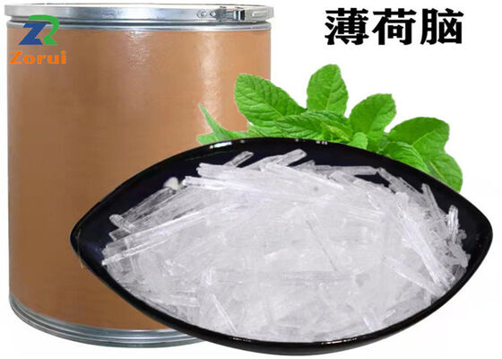 Bom preço. Mentol Cristal Câmfora de hortelã-pimenta 2216-51-5 99% Extrato de hortelã-pimenta CAS 89-78-1 on-line
