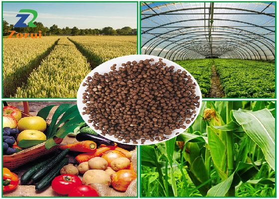 Bom preço. CAS 7783-28-0 Fosfato de diamónio / DAP Granulado de fertilizante castanho NPK 18-46-0 21-53-0 on-line