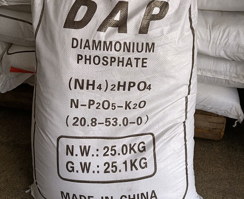 Bom preço. CAS 7783-28-0 Fertilizante com fosfato de diamónio DAP NPK 18-46-0/ 21-53-0 on-line