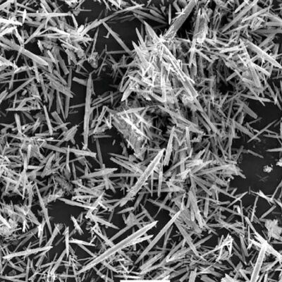 Bom preço. CAS 471-34-1 Agulha de cristal único sob microscópio Barbilho de carbonato de cálcio CaCO3 Barbilho de cristal on-line