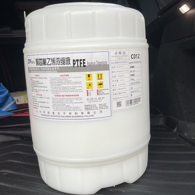 Bom preço. Fluoropolímero Resina PTFE Dispersão aquosa DF-301 Para revestimento antiaderente de fibra de vidro on-line