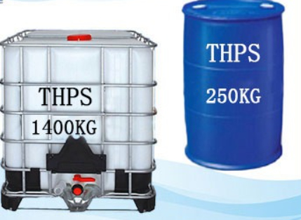 Bom preço. CAS 55566-30-8 Sulfato de Tetrakis (Hidroximetil) Fosfônio 75% (THPS 75%) Biocida e Retardante de Chama on-line